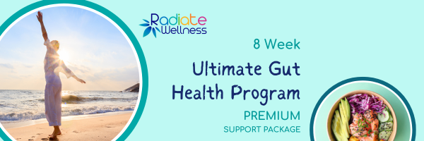 Gut Health program with Kerrin Brown - Radiate Wellness - 8 weeks with support